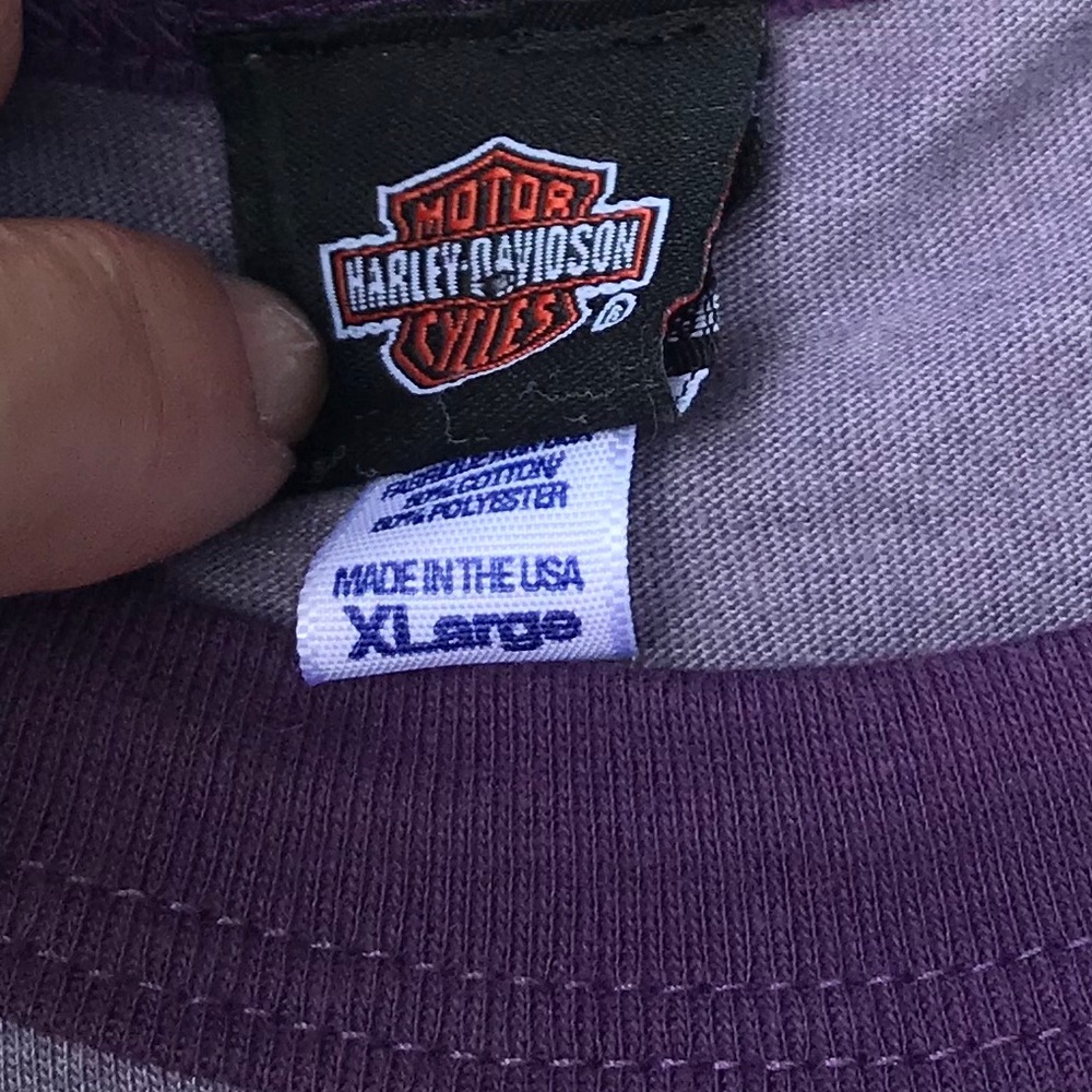 Purple Harley-Davidson T-shirt - Picture 3 of 6